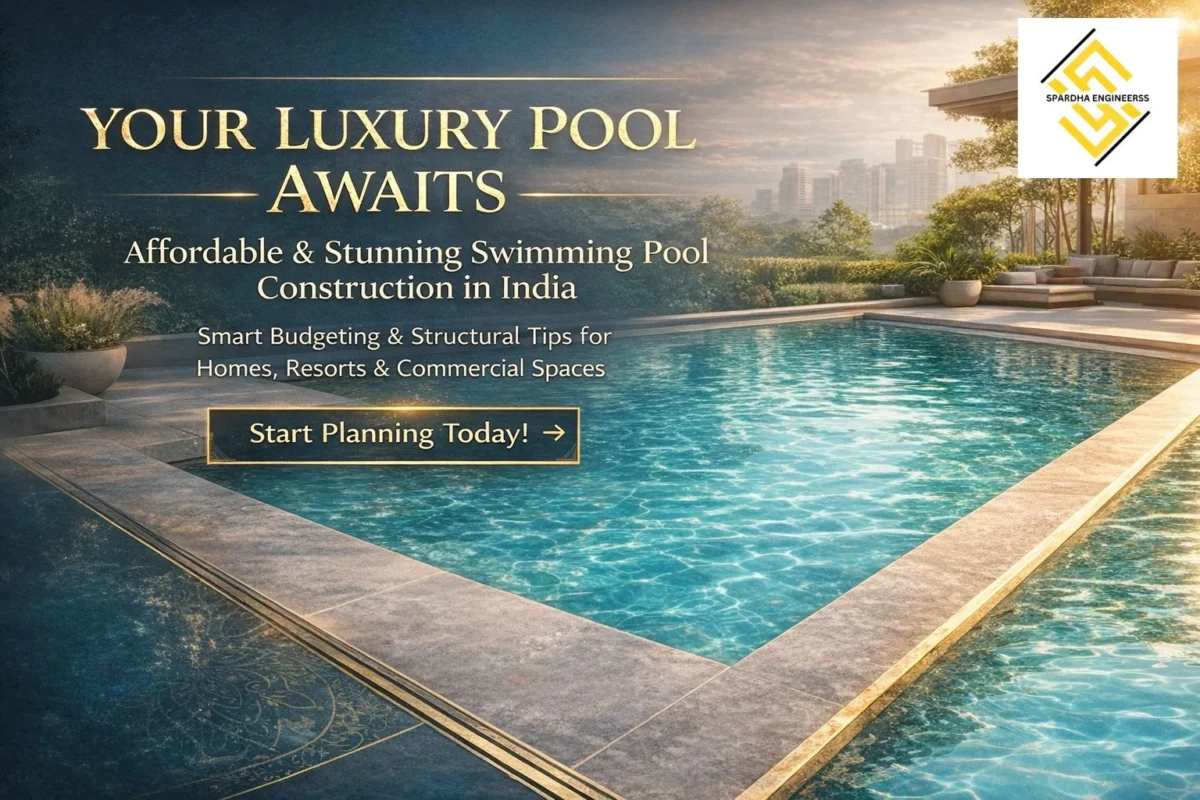 Swimming pool construction cost in India 2026 guide