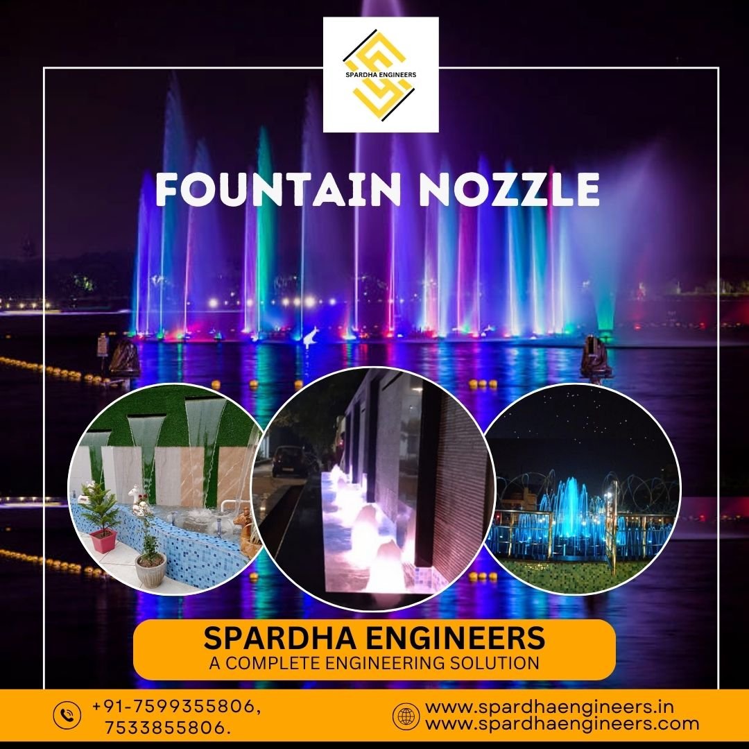Fountain nozzle for decorative water fountain in Shakti Nagar made of stainless steel and brass