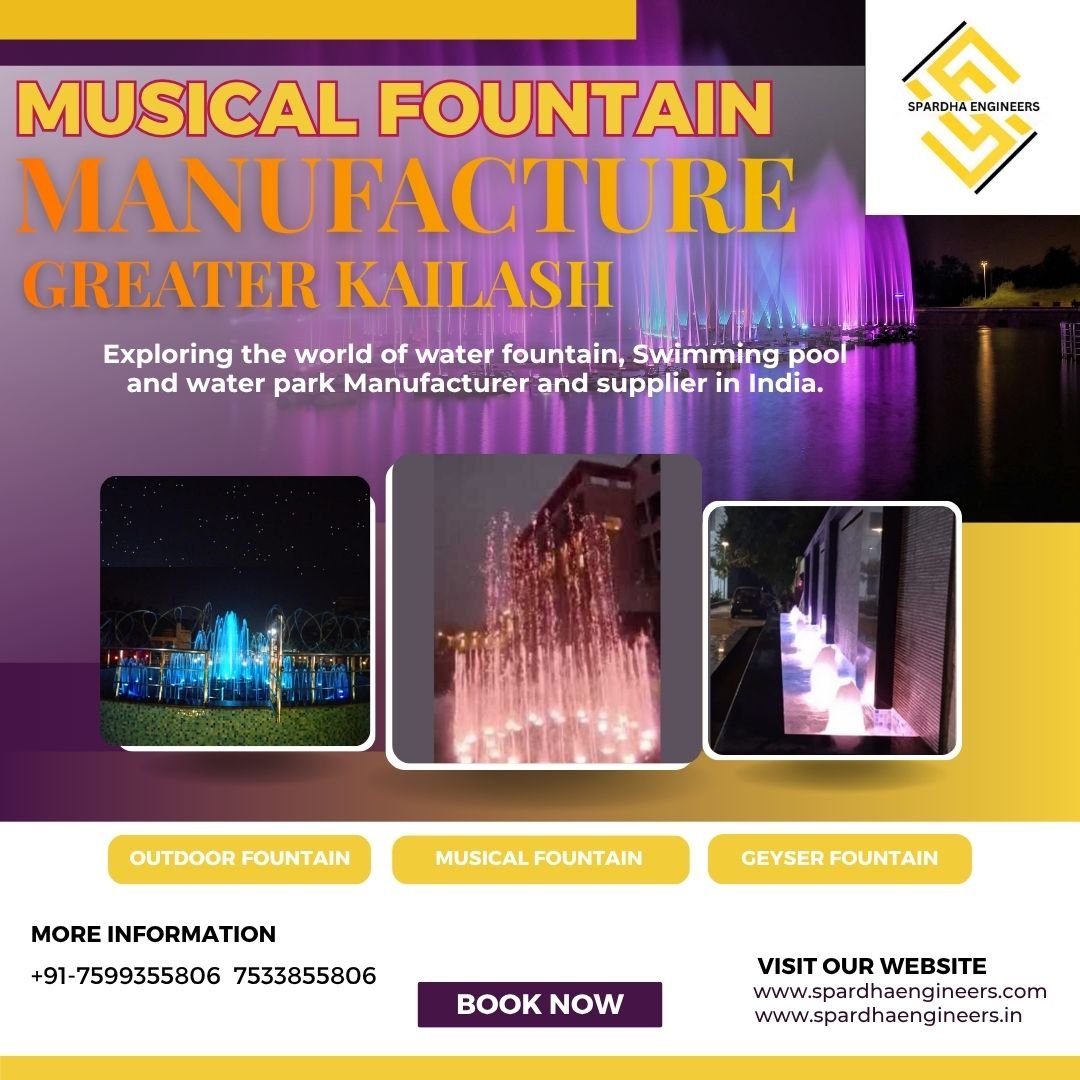 Musical Fountain in Gwalior with synchronized water and LED lights