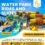 Colorful water park rides and spiral water slides in Punjab with thrilling adventure attractions and splash pool fun.