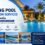 Luxury swimming pool construction showcasing a modern residential villa with a beautifully illuminated custom pool and premium outdoor design.