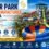 Water Park Rides and Slides with colorful kids water play area