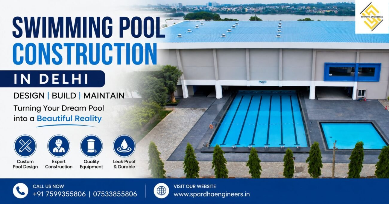 Swimming Pool Construction in Delhi – Design and Build Services
