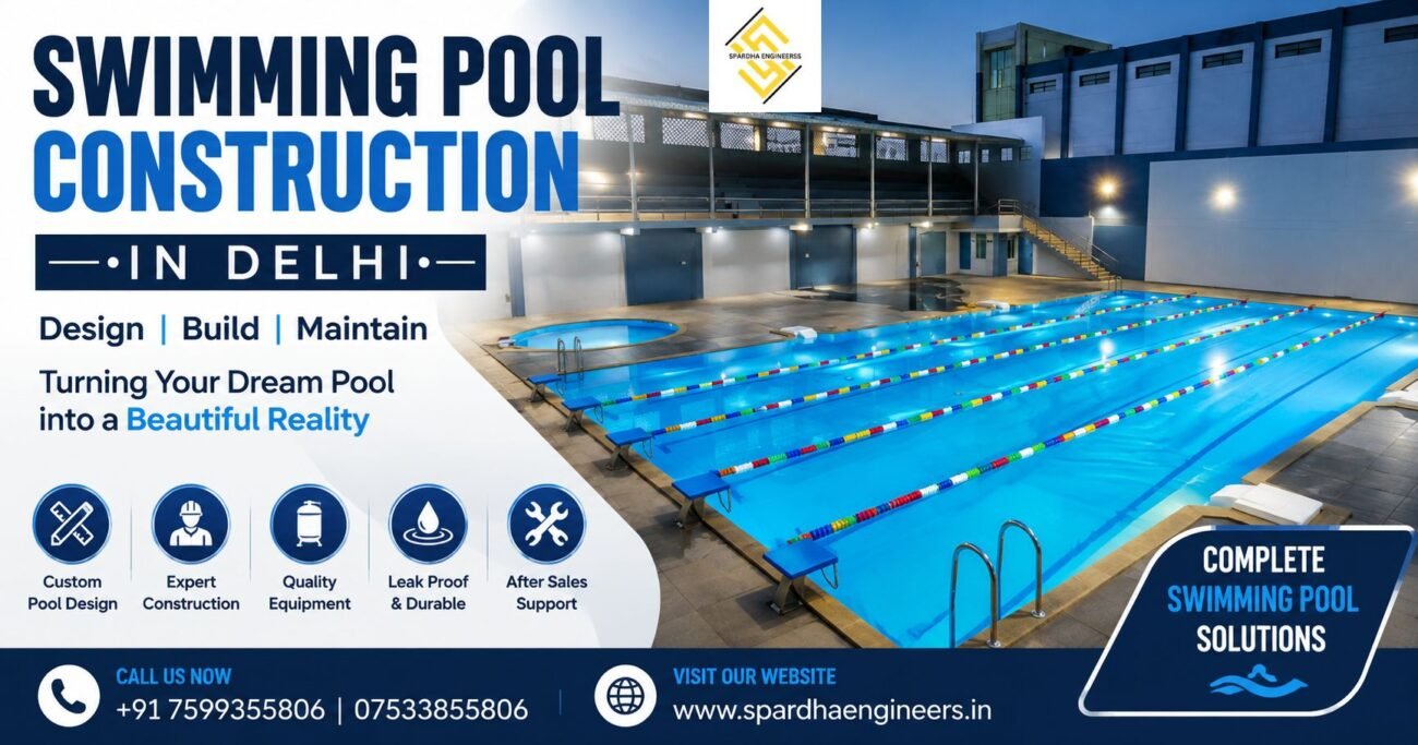 Professional Swimming Pool Construction Services in Delhi